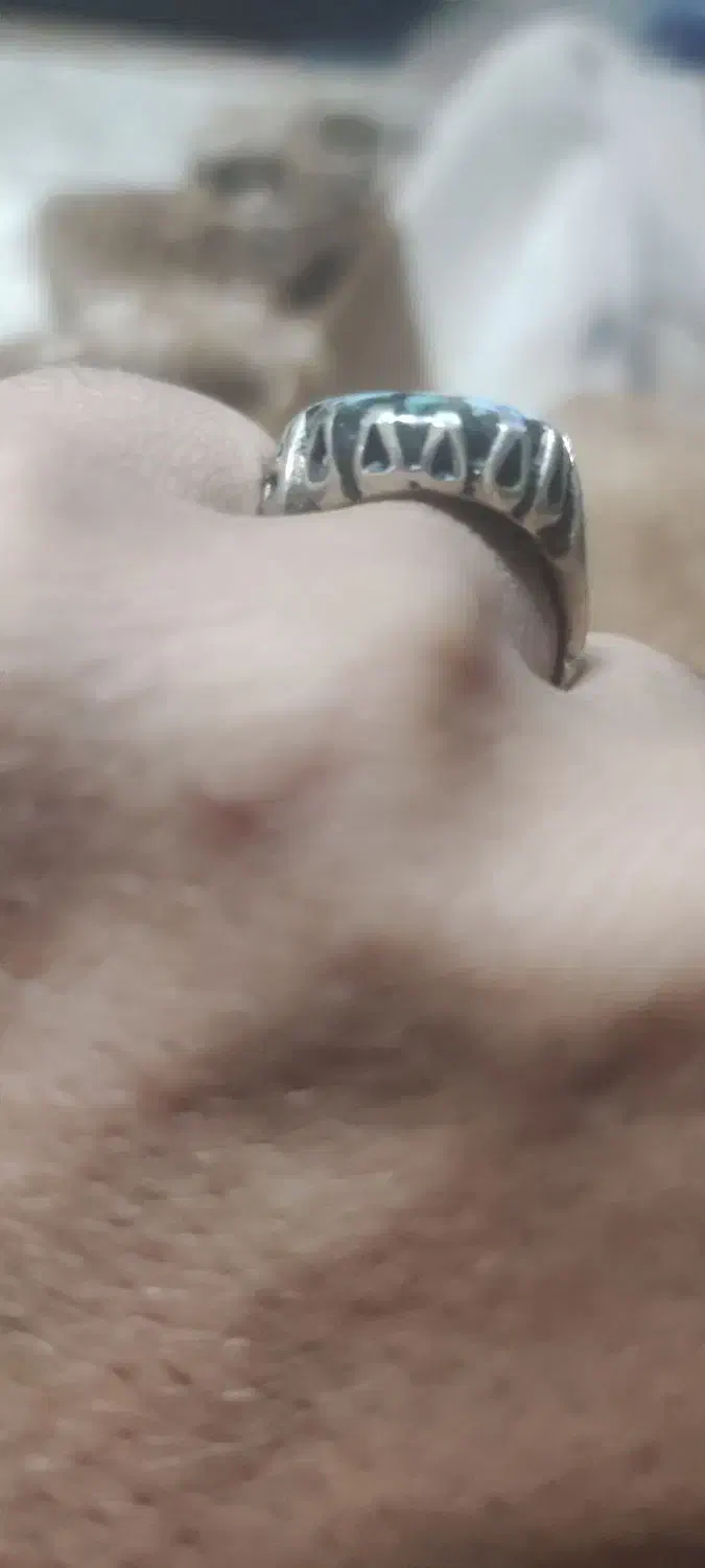 انگشتر نقره فیروزه|جواهرات|فردیس, قریشی|دیوار