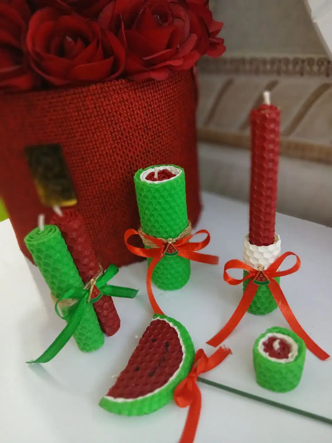 شمع یلدایی|صنایع دستی و سایر لوازم تزئینی|گلستان (تهران), |دیوار