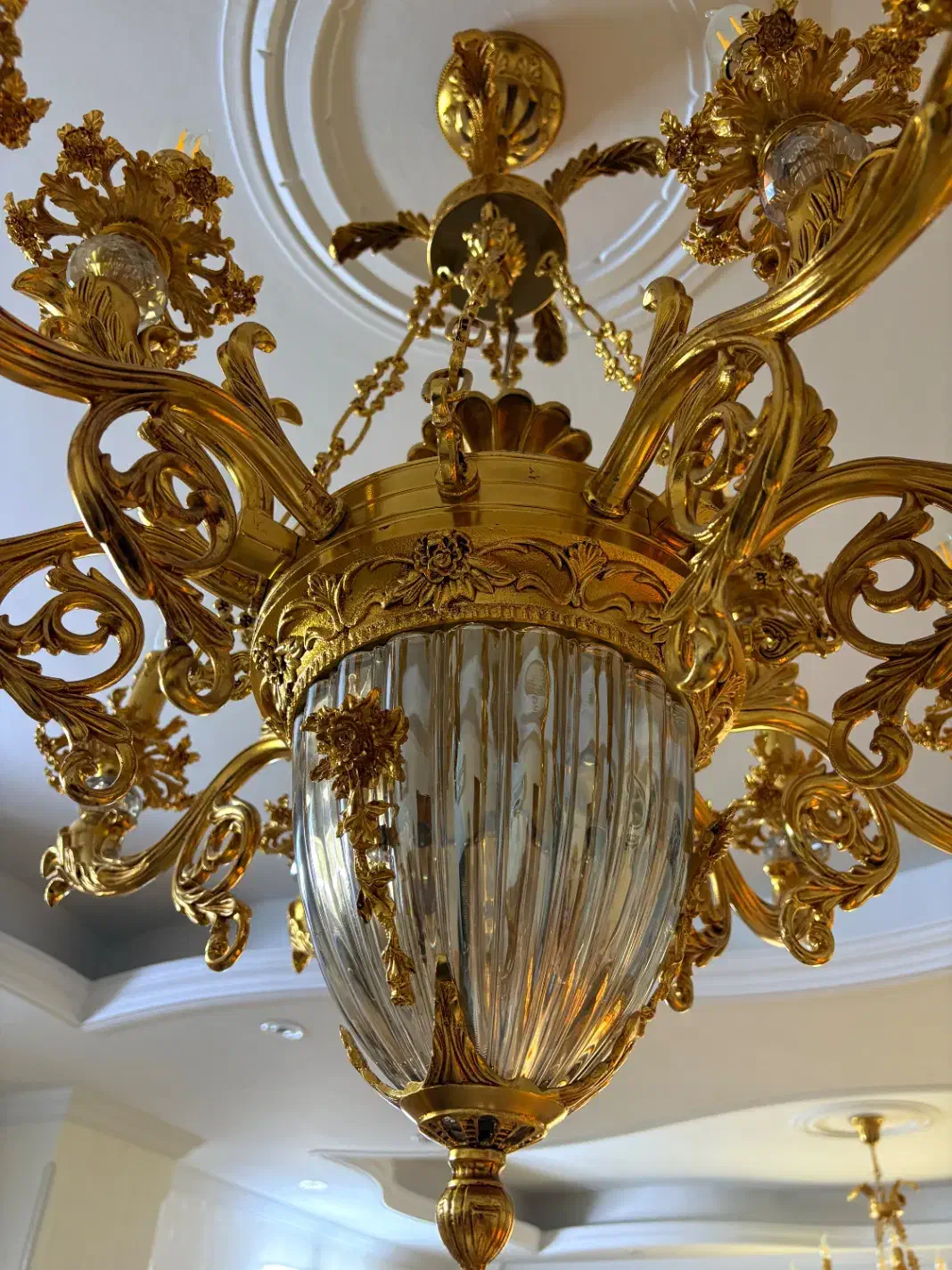 لوستر برنج|لوستر و چراغ آویز|ری, علایین|دیوار