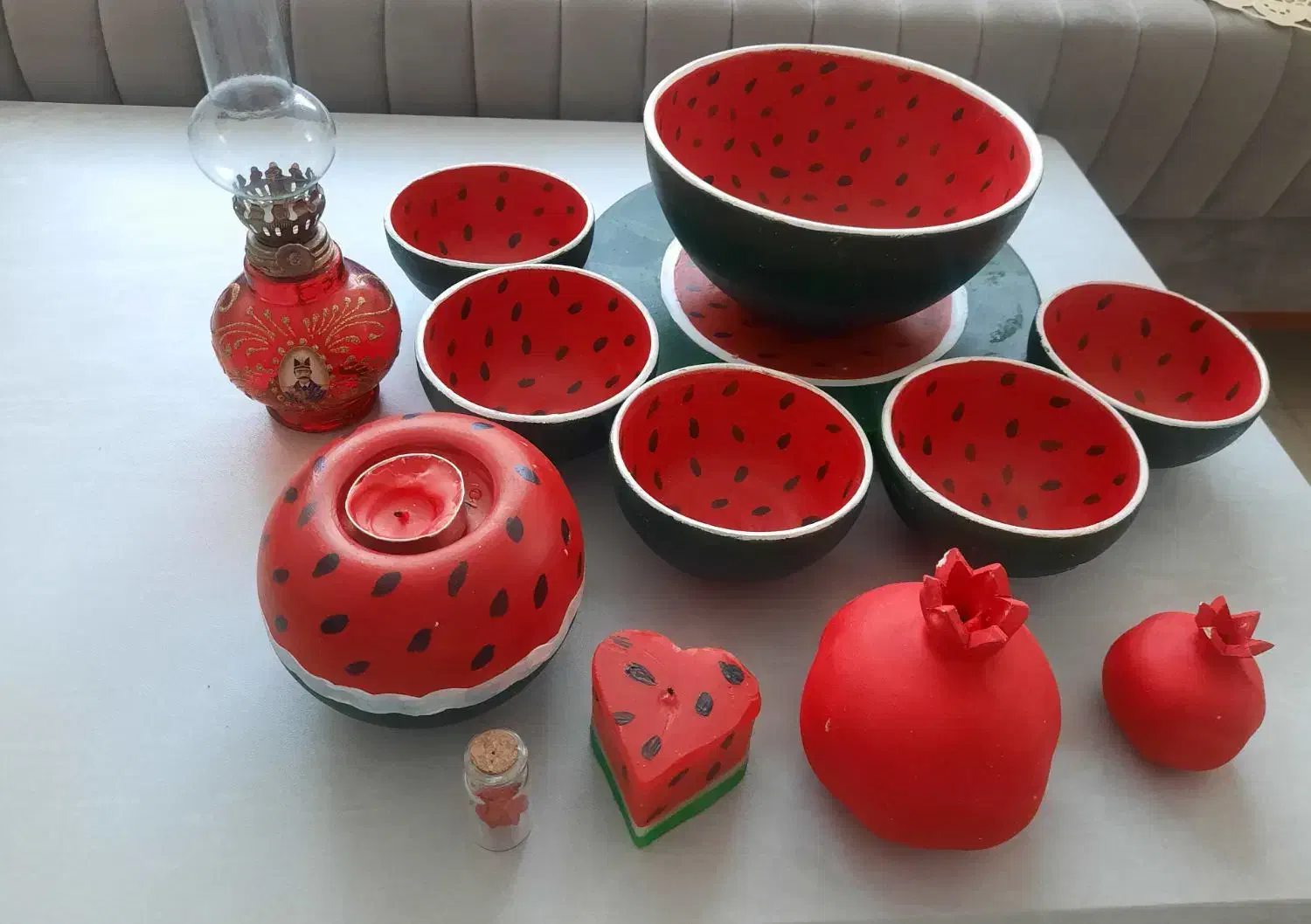 ظروف یلدایی|ظروف سرو و پذیرایی|بومهن, |دیوار