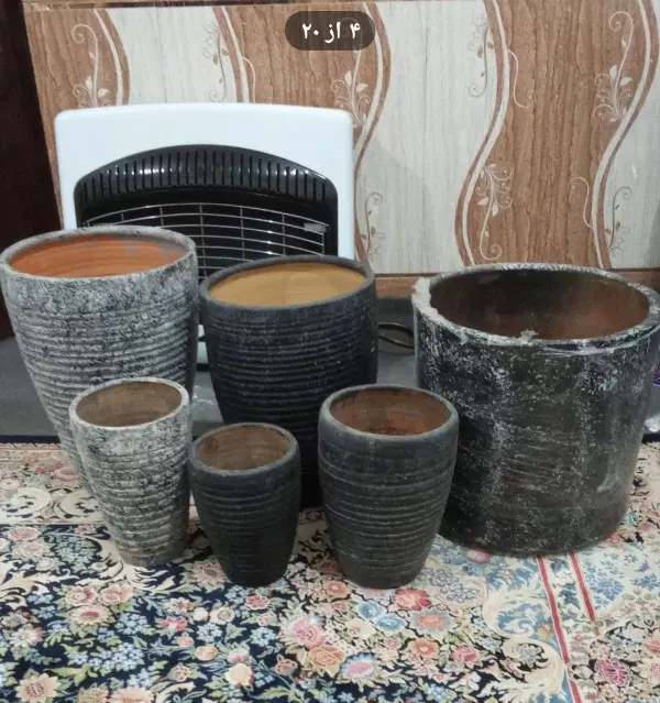 گلدان|گل و گیاه طبیعی|شوشتر, |دیوار