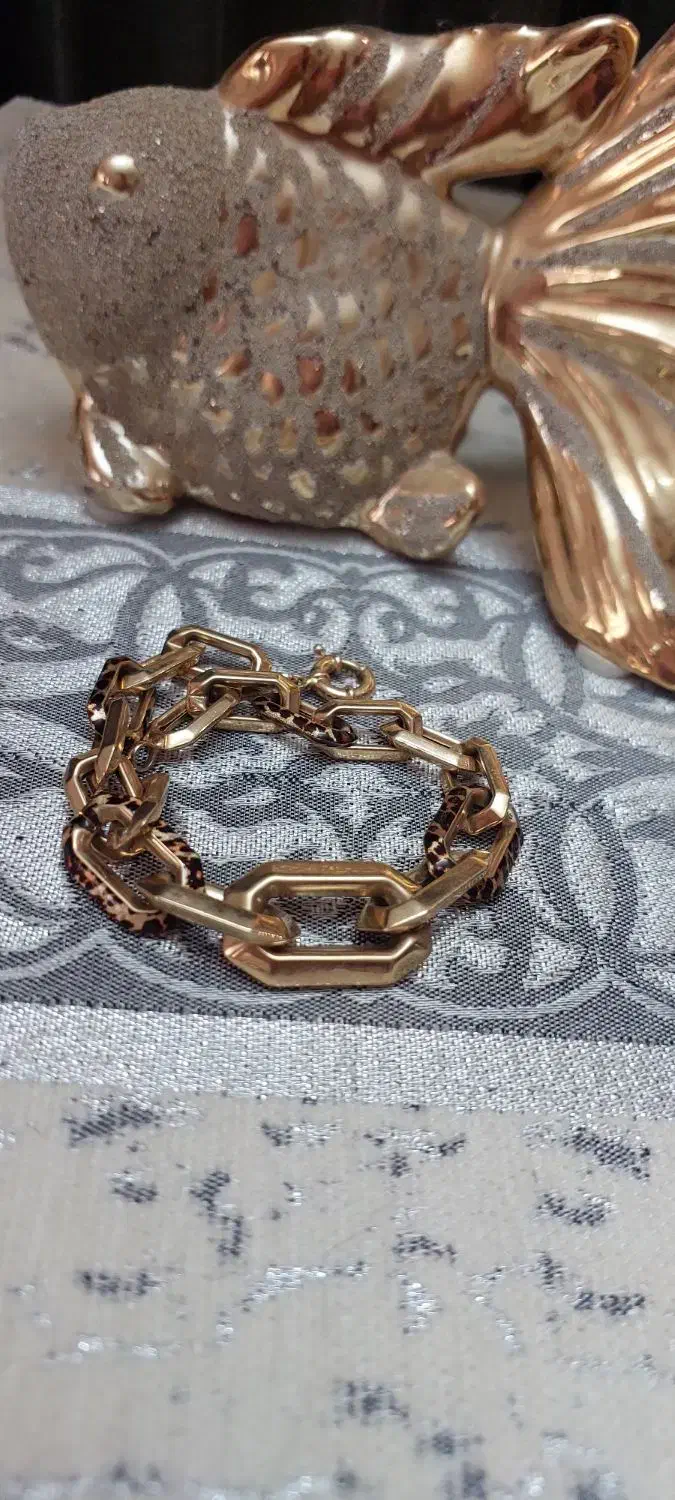 دستبند زیبا و ترند پلنگی طلا|جواهرات|بوشهر, |دیوار