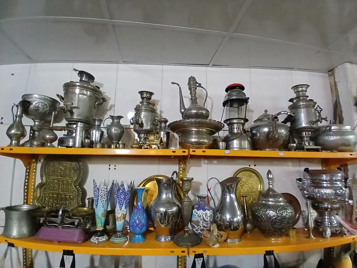 سماور ورشو|کلکسیون اشیاء عتیقه|پیر بکران, |دیوار