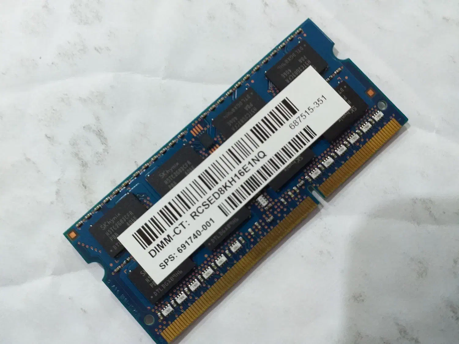 رم ۴ گیگابایت هاینیکس۱۲۸۰۰ ،۱۶۰۰ مگاهرتز،2Rx8،PC3L|قطعات و لوازم جانبی رایانه|مشهد, توس (بلوار توس)|دیوار