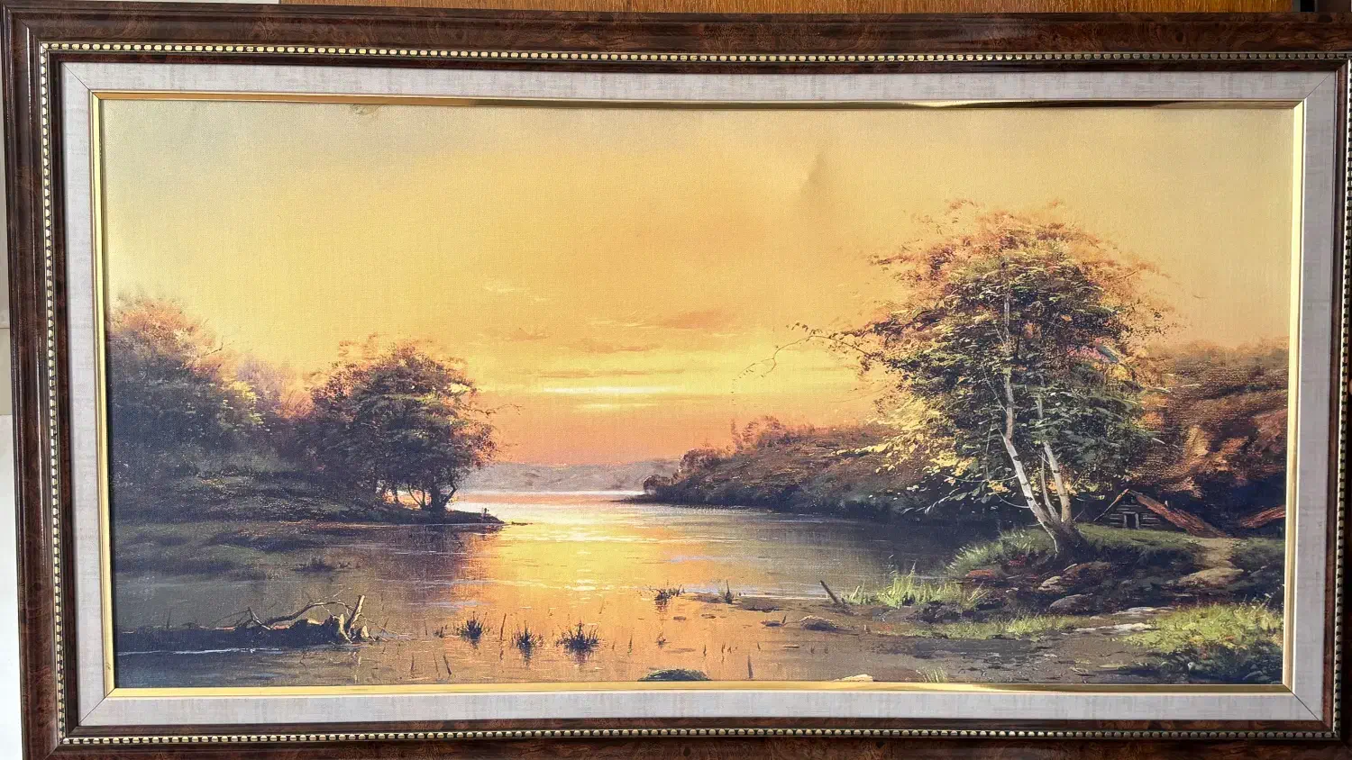 تابلو منظره در حد نو|تابلو، نقاشی، عکس|قزوین, |دیوار