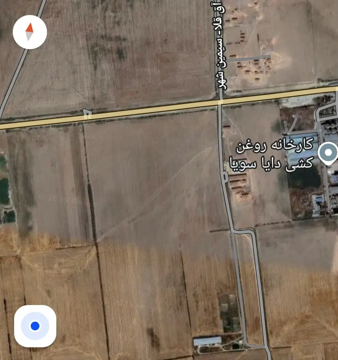 فروش زمین کشاورزی بر جاده اصلی|فروش زمین و ملک کلنگی|سیمین شهر, |دیوار