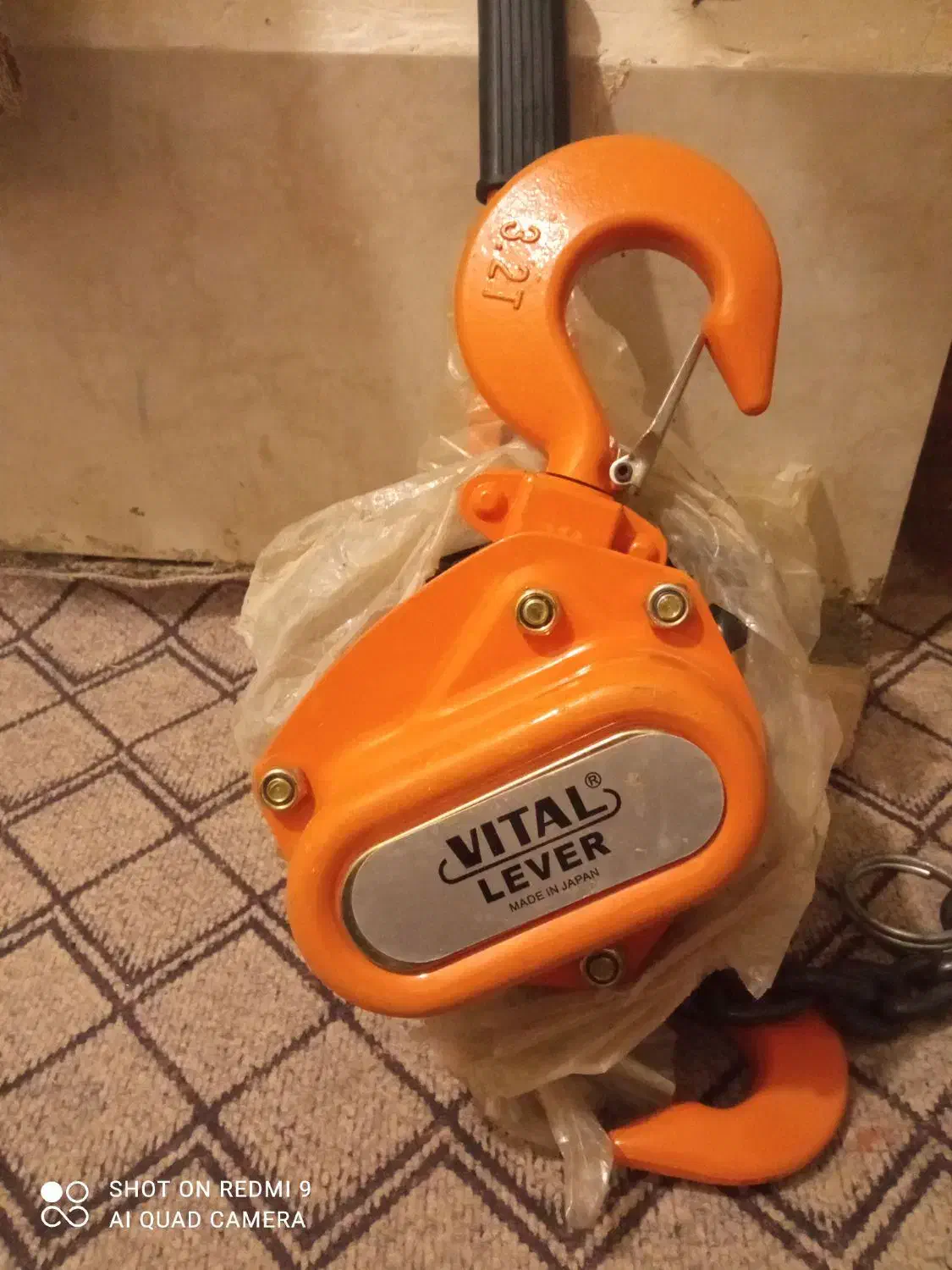 جک زنجیر یا جرثقیل دستی 3 تن|قطعات یدکی و لوازم جانبی|تربت جام, میان جام|دیوار