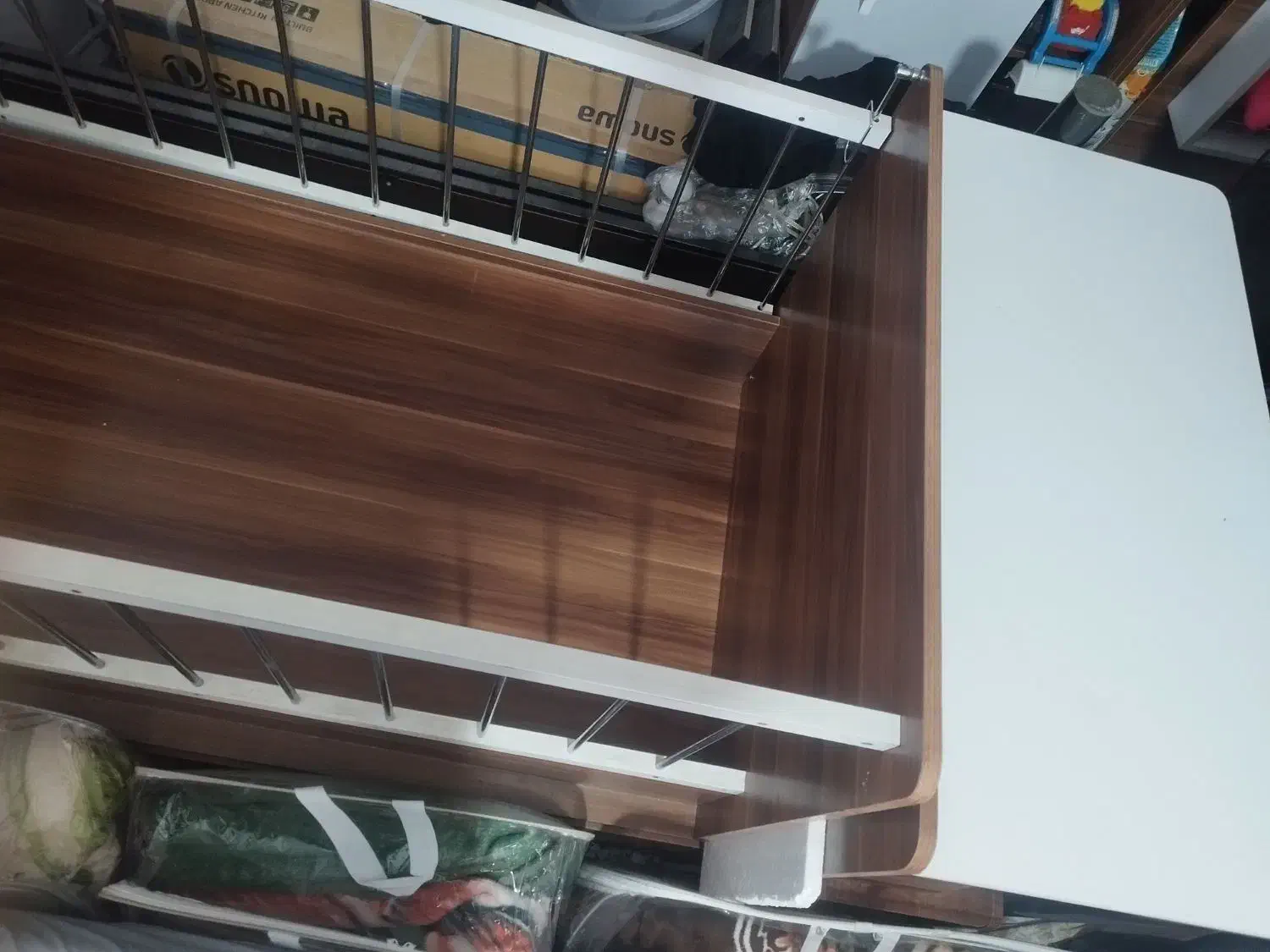 تخت کودک سه کاره|تخت و صندلی بچه|سمنان, |دیوار