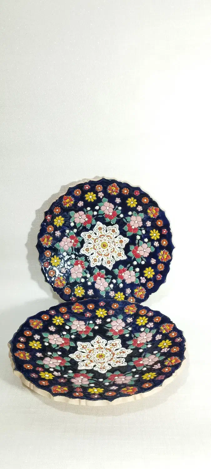 بشقاب میناکاری|صنایع دستی و سایر لوازم تزئینی|محمدیه-قزوین, |دیوار