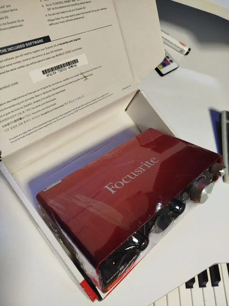 کارت صدا focusrite b scarlet 2i2|سیستم صوتی خانگی|تهران, مجیدیه|دیوار