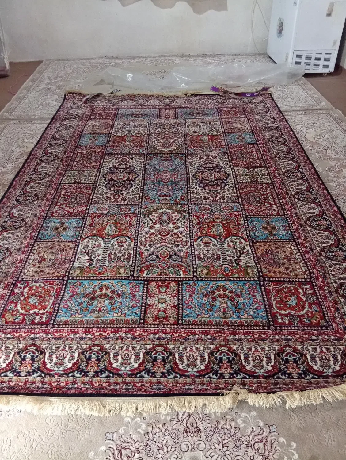 دو قطعه فرش ۶متری نو با طرح بسیار زیبا|فرش|آق قلا, |دیوار