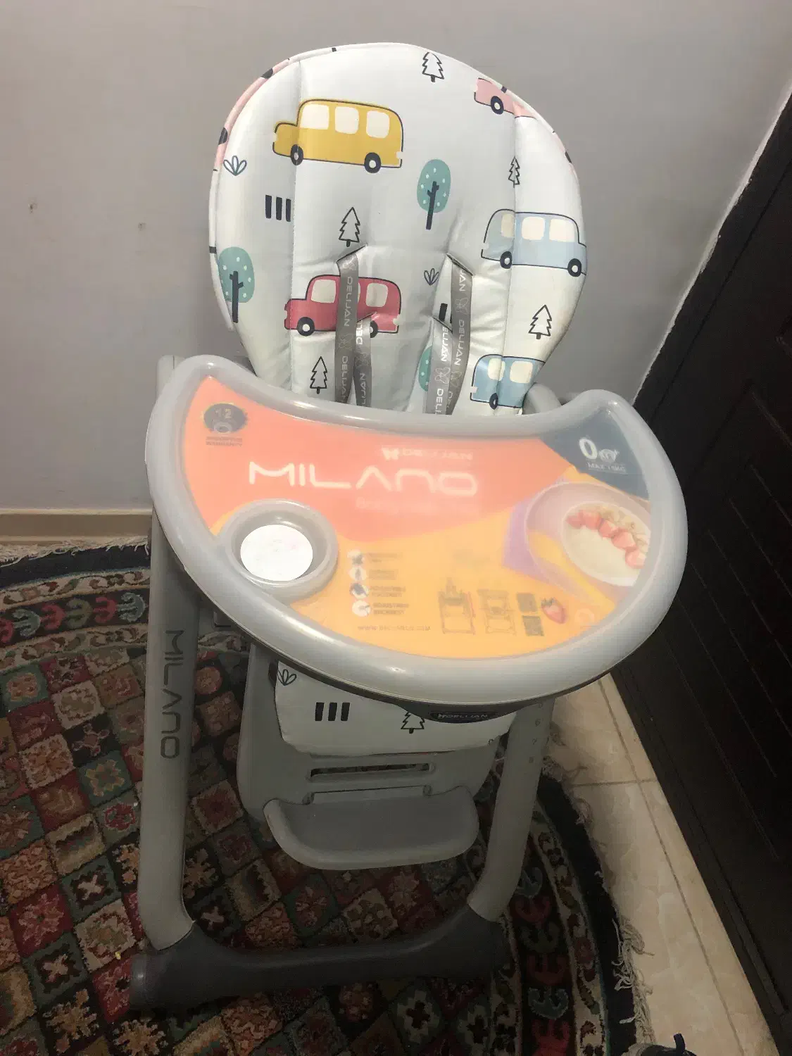 صندلی غذا مارک میلانو|تخت و صندلی بچه|شیراز, ریشمک|دیوار