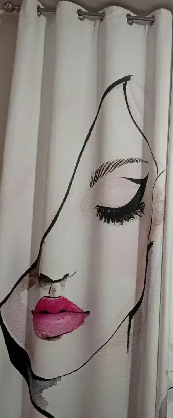 4عدد پرده پانچی|پرده، رانر، رومیزی|ورامین, خیر آباد|دیوار