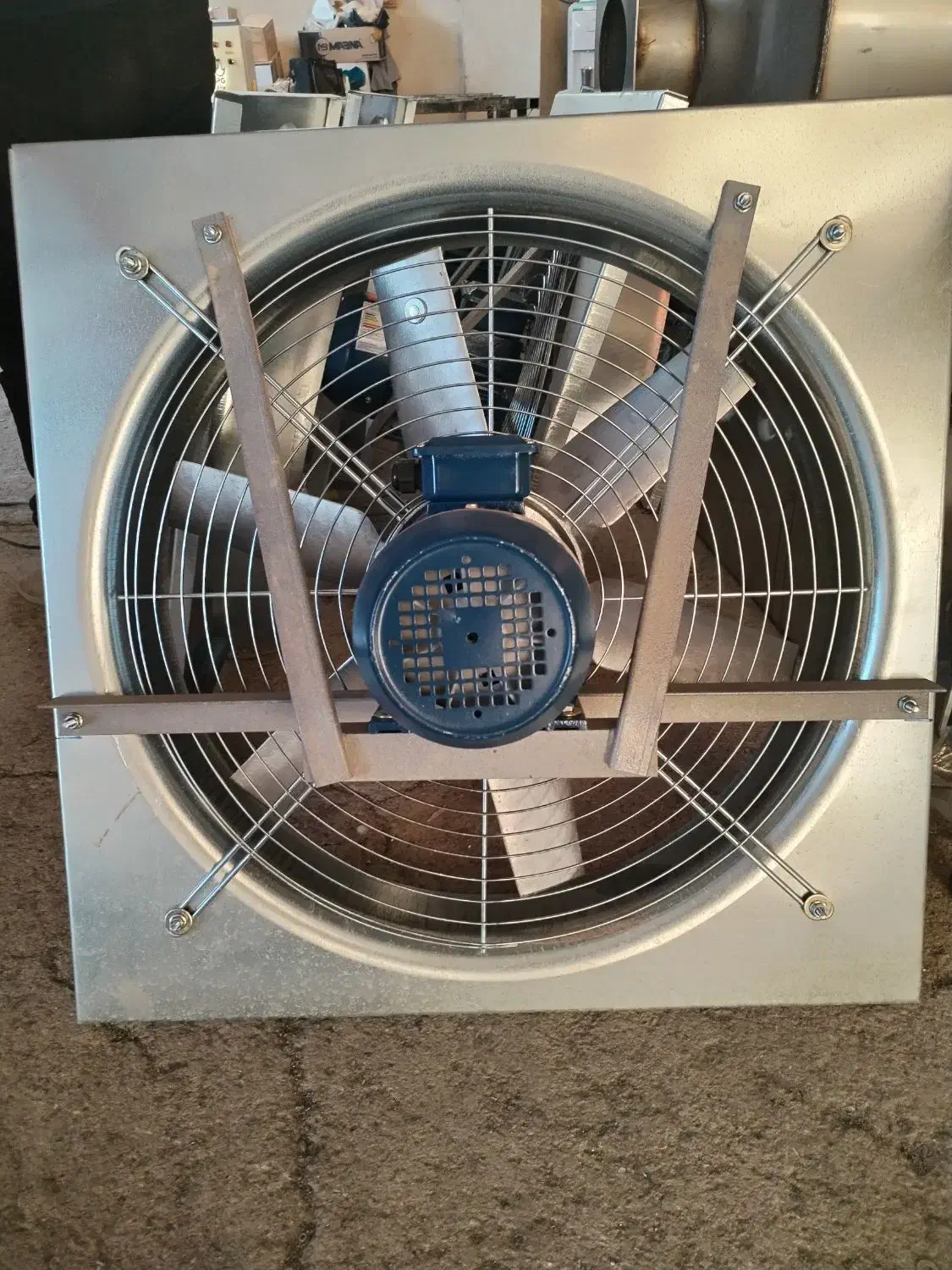 فن (هواکش) صنعتی پروانه آلمینیوم 2 اسب|عمده‌فروشی|دهاقان, |دیوار