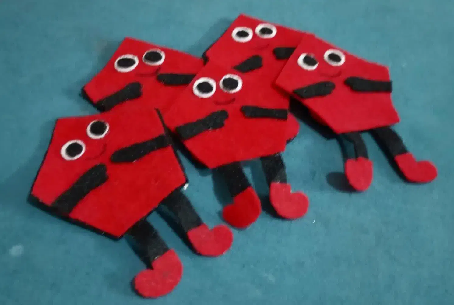 اشکال هندسه نمدی|صنایع دستی و سایر لوازم تزئینی|برازجان, |دیوار