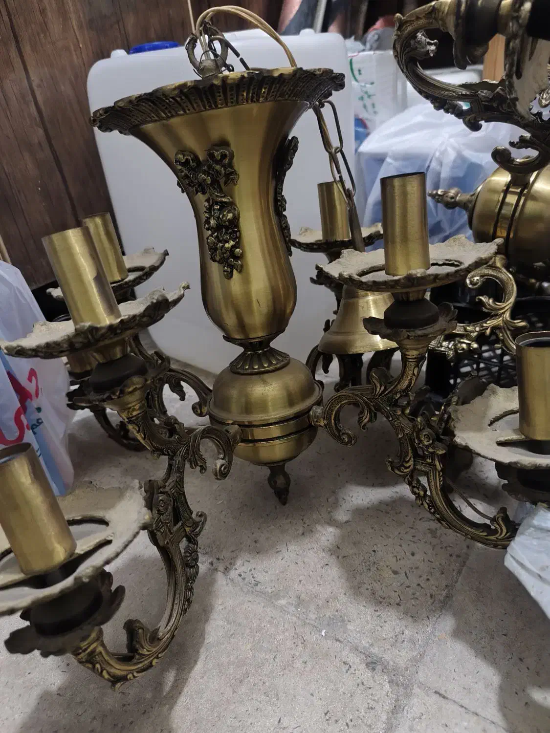 ۳ عددلوستر برنز|لوستر و چراغ آویز|کرج, شهرک اوج|دیوار