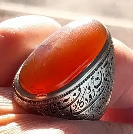 انگشتر عقیق یمنی کهنه رکاب قلم|جواهرات|تهران, اختیاریه|دیوار