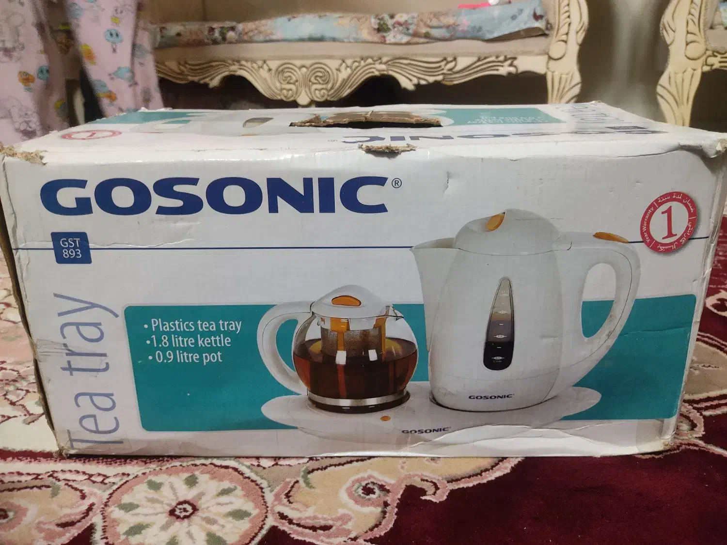 چای ساز برقی گاسونیک|سماور، چای‌ساز، قهوه‌ساز|ری, حمزه‌آباد|دیوار