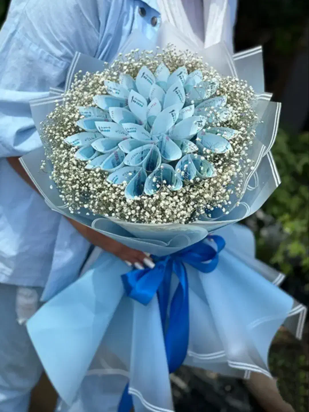 گل روبانی و بوکت پروانه ای|گل مصنوعی|میاندوآب, |دیوار