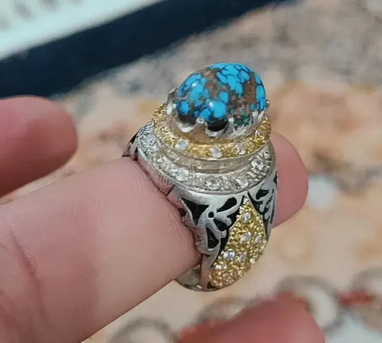 انگشتر فیروزه|جواهرات|رفسنجان, |دیوار