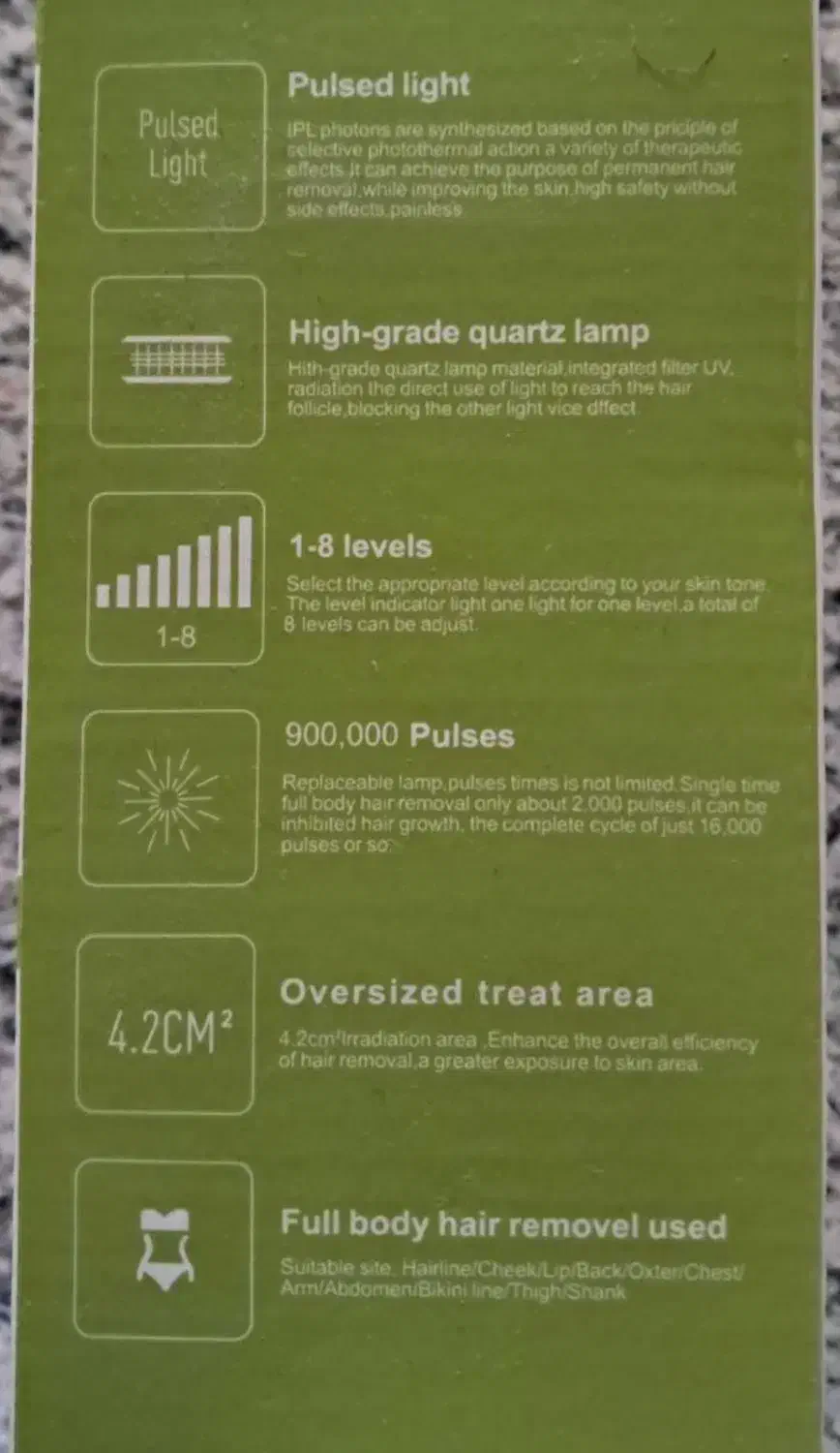 دستگاه لیزر موهای زائد دائمی و حرفه ای مدل خانگی|آرایشی، بهداشتی، درمانی|خمینیشهر, |دیوار