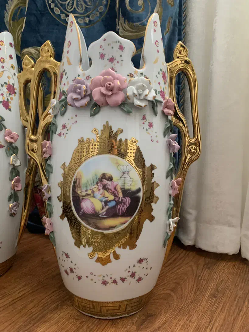 گلدان خارجی اصل|صنایع دستی و سایر لوازم تزئینی|تهران, بلورسازی|دیوار