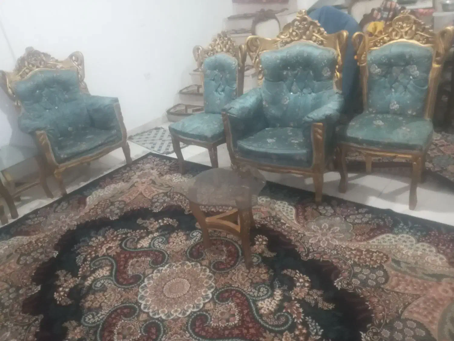 مبلمان سلطنتی ۹نفری. فوری فوری|مبلمان خانگی و میز عسلی|بهارستان, |دیوار