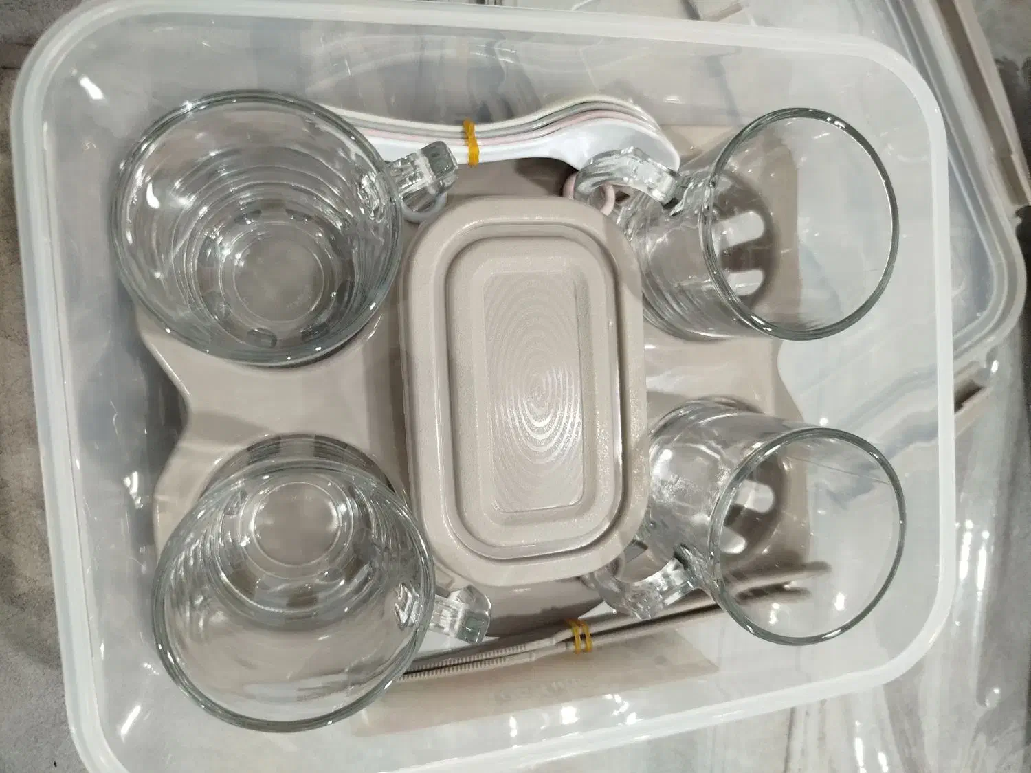 خرازی|ظروف سرو و پذیرایی|مسجد سلیمان, |دیوار