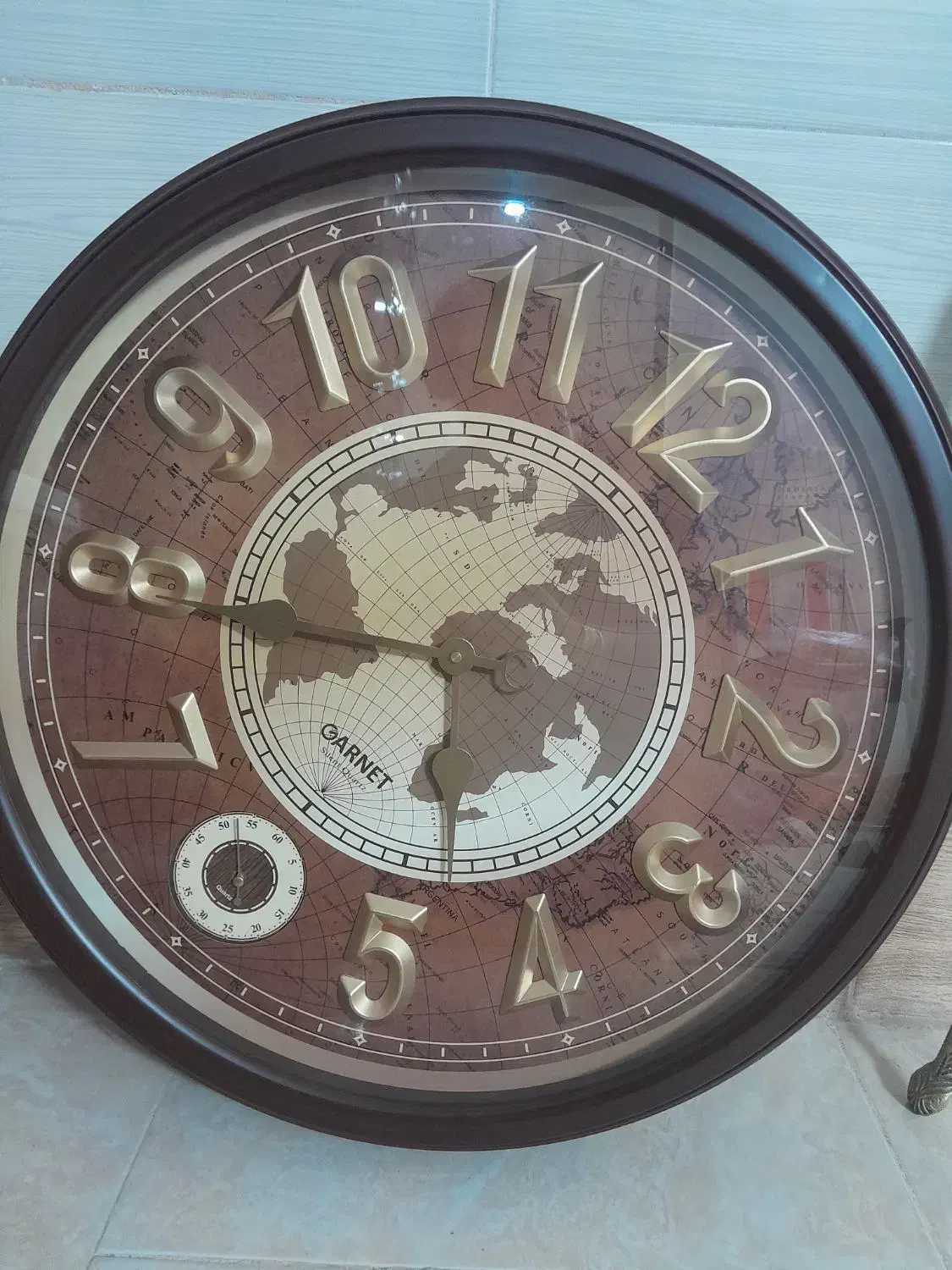 ساعت دیواری  دو موتوره ۵۰ در ۵۰ نو|ساعت دیواری و تزئینی|اصفهان, گرکان|دیوار