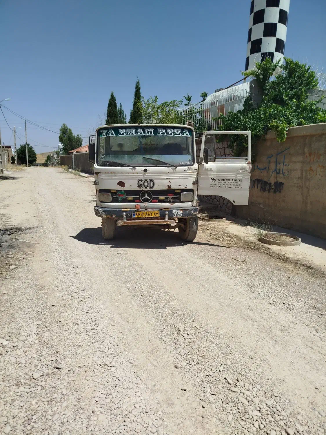 خاور 808|خودرو سنگین|سیاخ دارنگون, |دیوار