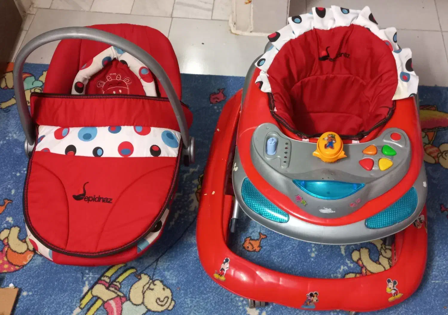 سرویس کریر و روروئک و ساک کودک|اسباب و اثاث بچه|قم, باسکول|دیوار