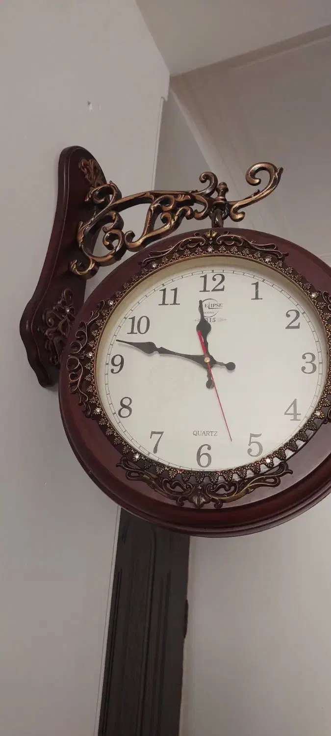 ساعت دیواری دو طرفه|ساعت دیواری و تزئینی|گنبد کاووس, |دیوار