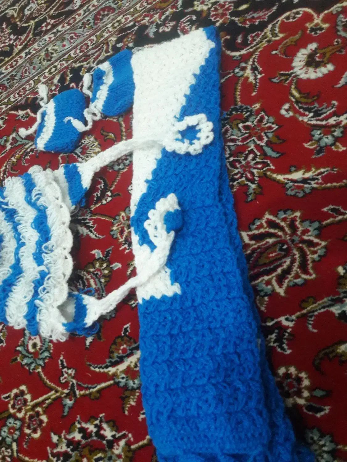 کلاه وشالگردن وپاپوش نوزادی نو|کفش و لباس بچه|فردوس (خراسان), |دیوار