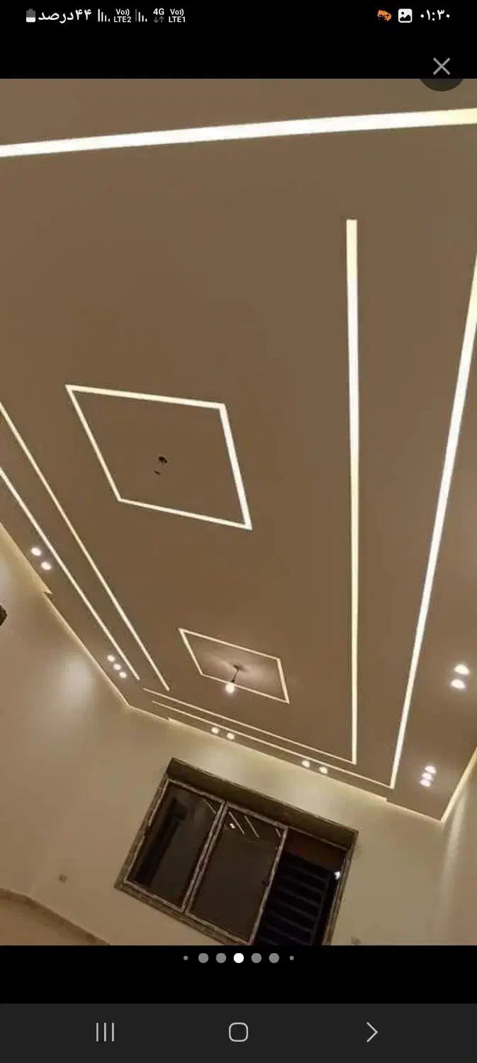 اجرای تخصصی کناف کاغذ دیواری تی وی وال رابیس کاری|خدمات پیشه و مهارت|نظرآباد, شهرک سید جمال الدین|دیوار