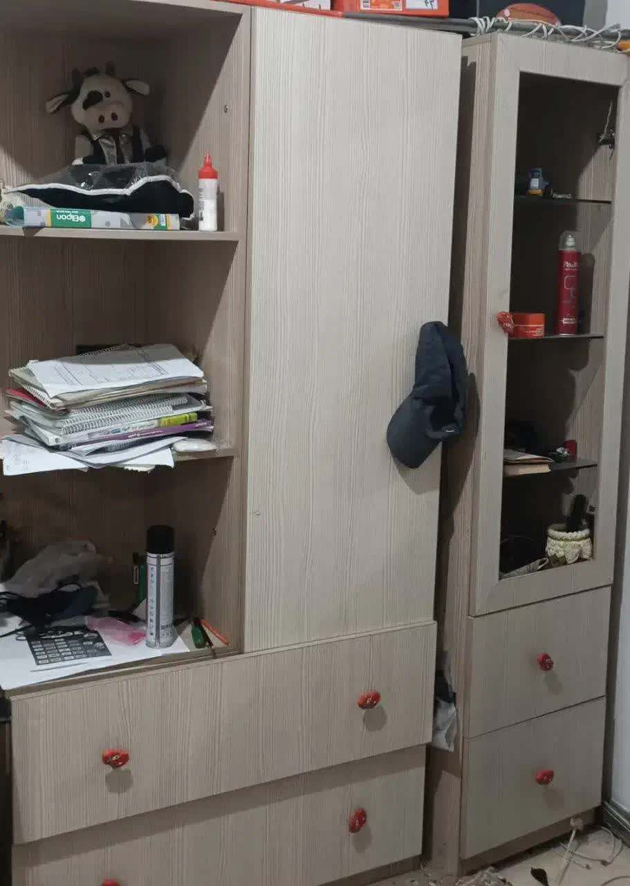 کمد ۲ تیکه ،کاملا جادار و بزرگ|جاکفشی، کمد، دراور|ملارد, |دیوار