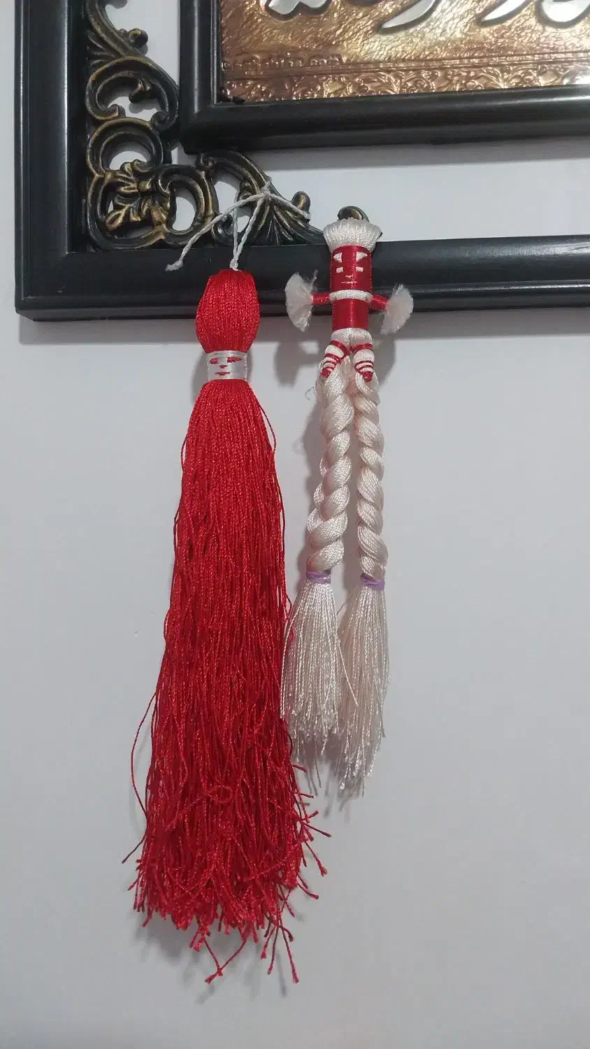 عروسک دست بافت جا کلیدی گردن بند زندان بافت و.‌.‌.|صنایع دستی و سایر لوازم تزئینی|پاکدشت, پاکدشت (مامازند)|دیوار