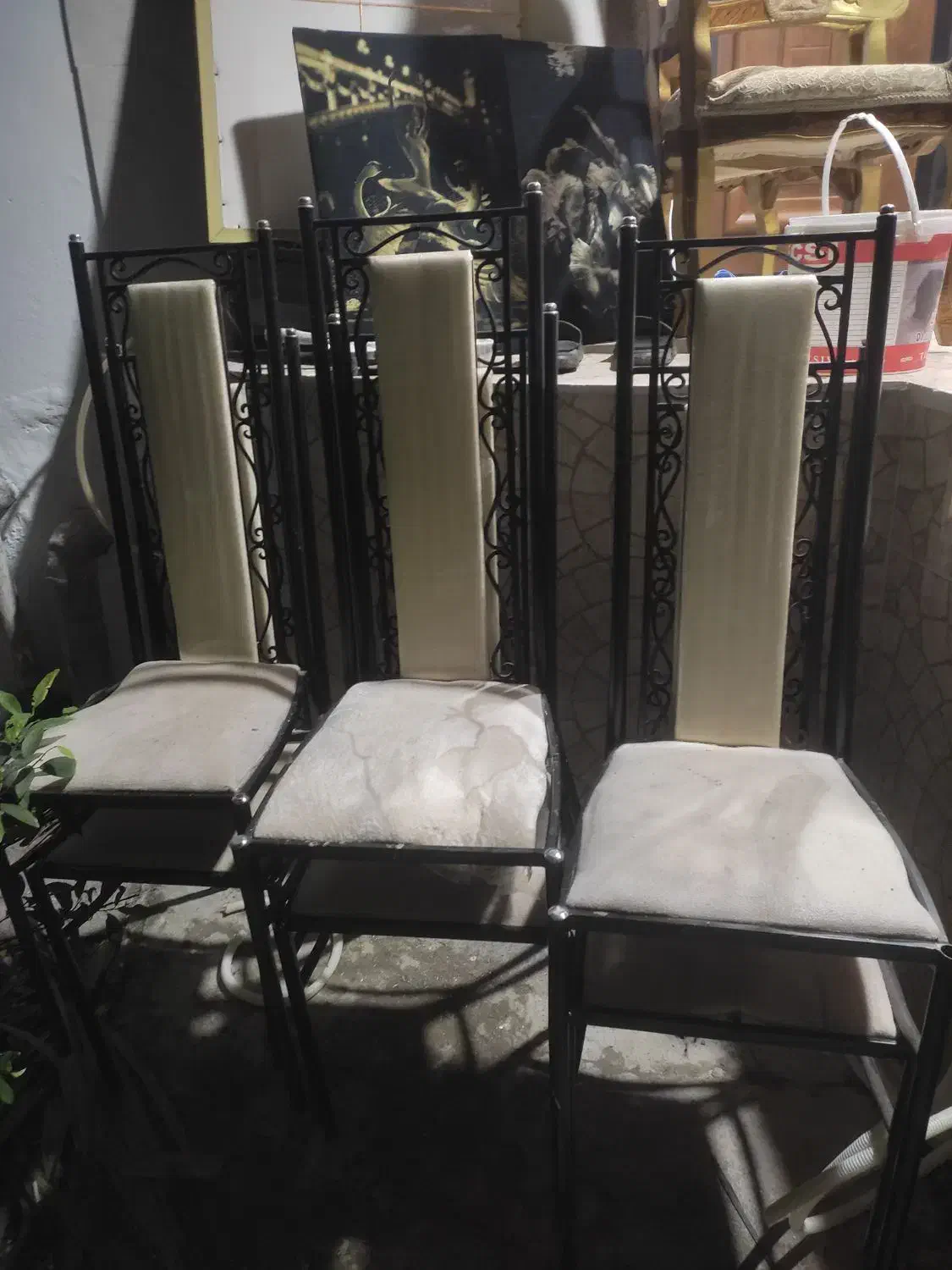 صندلی فلزی شیش۶ عدد|میز و صندلی غذاخوری|نوشهر, |دیوار