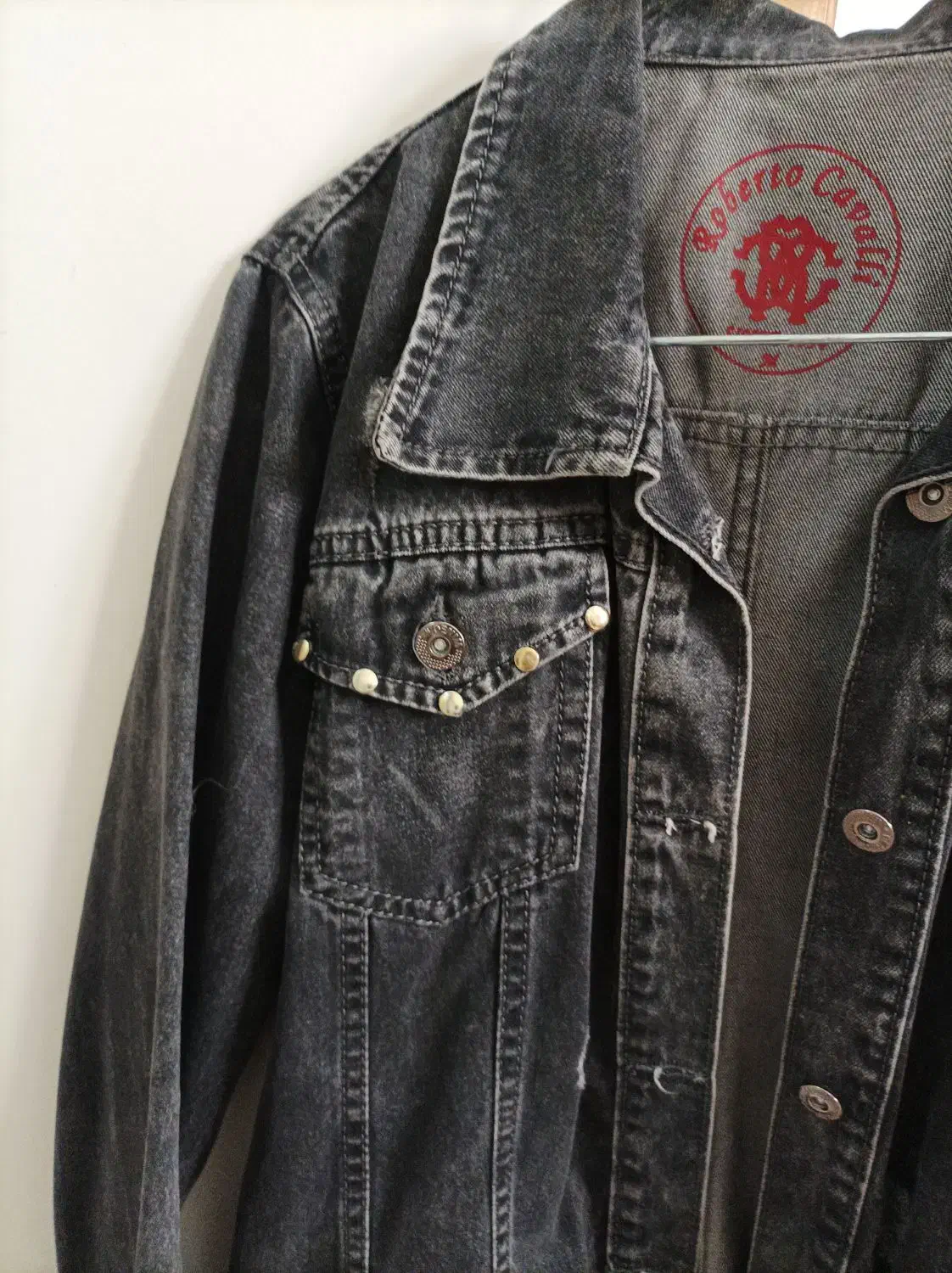 مانتو جین یا لی رنگ ذغالی|لباس|ری, دیلمان|دیوار