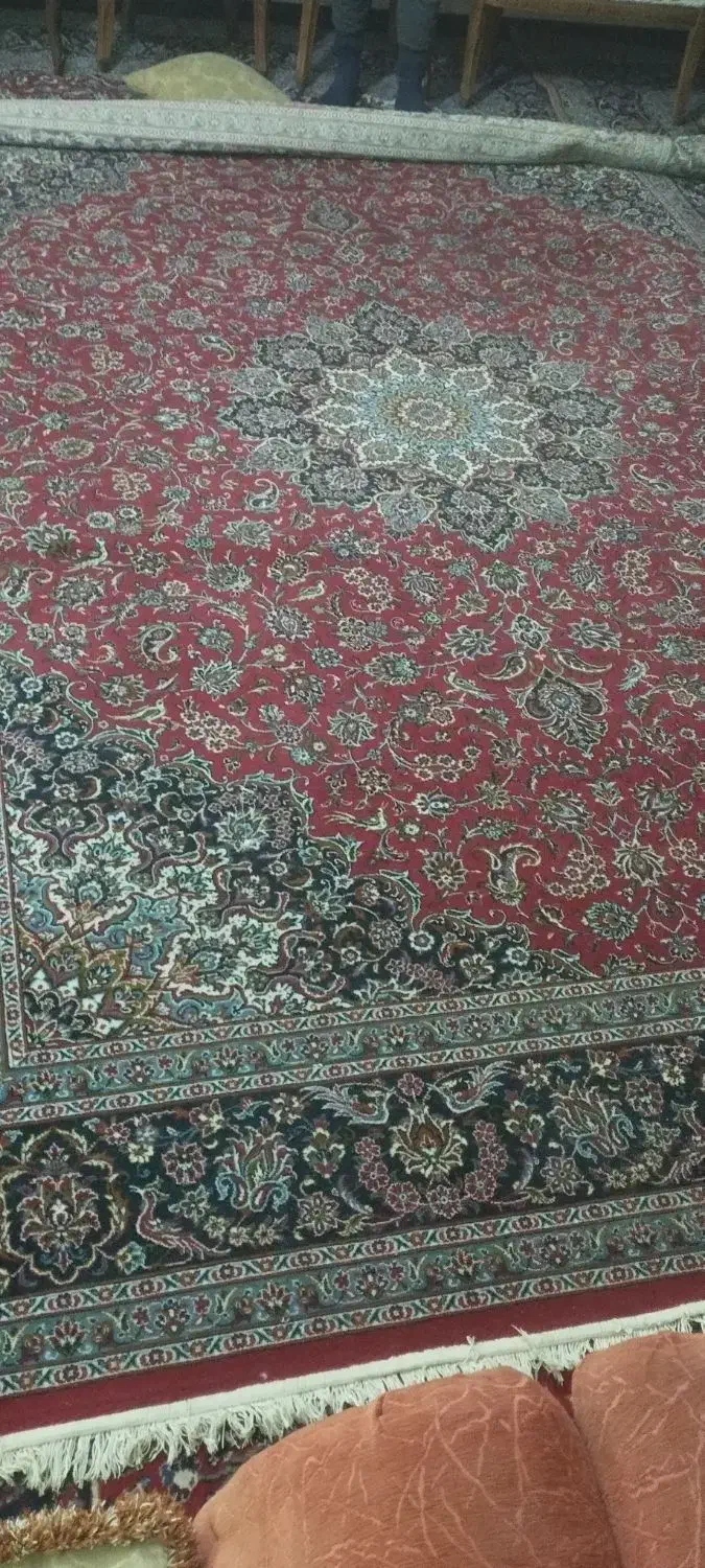 3 عدد فرش ماشینی 12 متری تمیز ۴+۳|فرش|اصفهان, رحیم‌آباد|دیوار