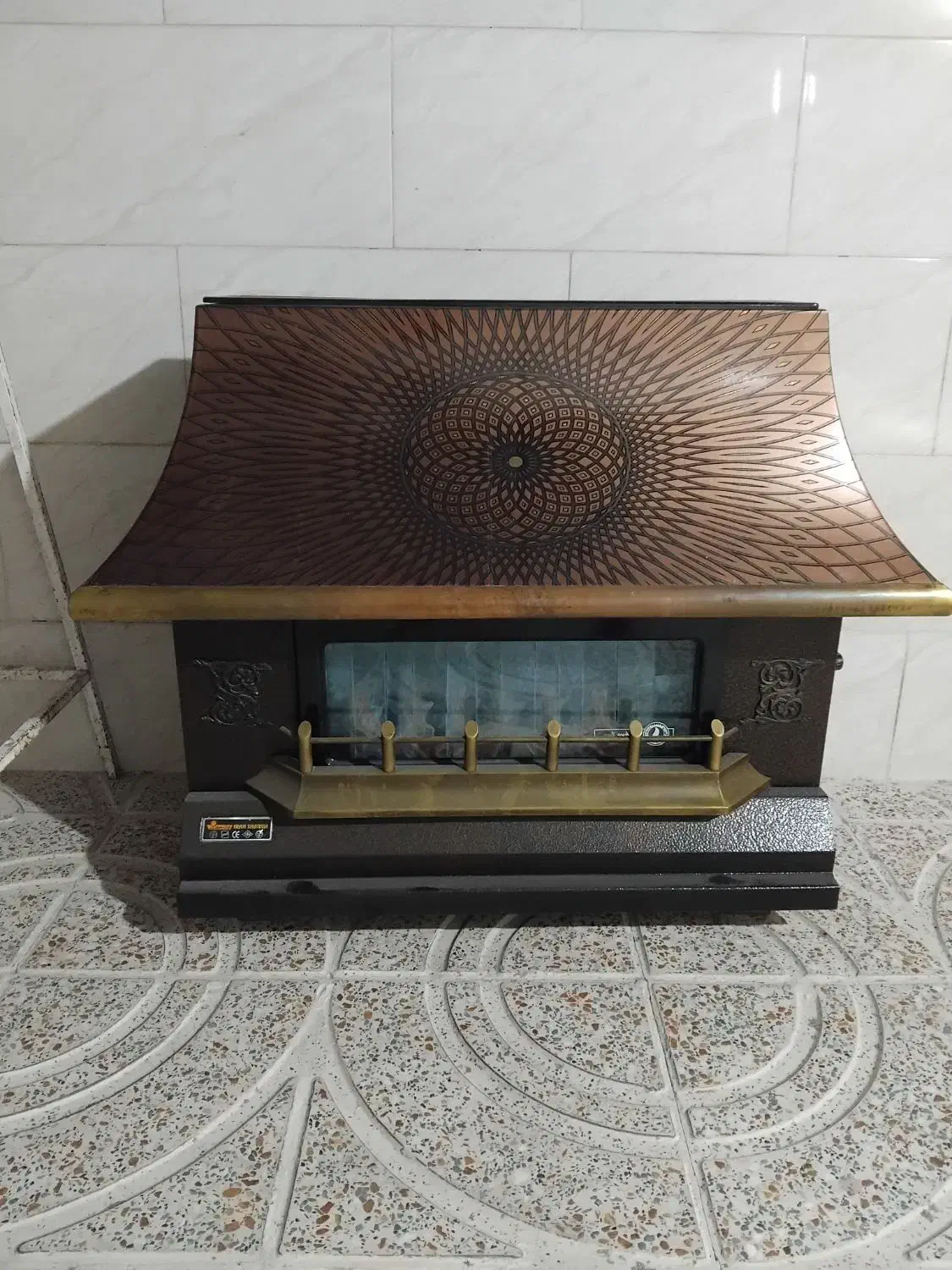 بخاری بزرگ ایرانشرق|بخاری، هیتر، شومینه|رباط‌کریم, الارد|دیوار