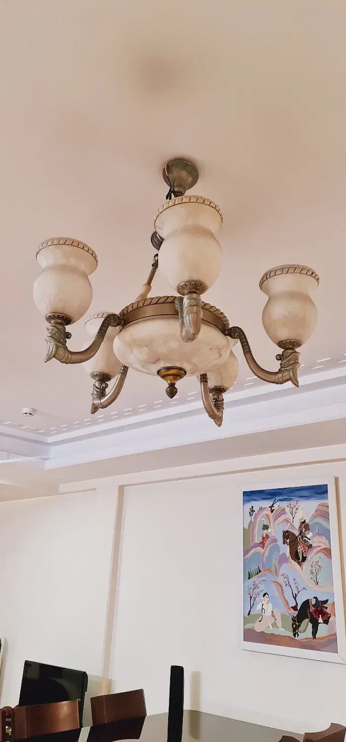 لوستر ۵ شاخه و دو لوستر تک شاخه|لوستر و چراغ آویز|تهران, تهرانپارس غربی|دیوار