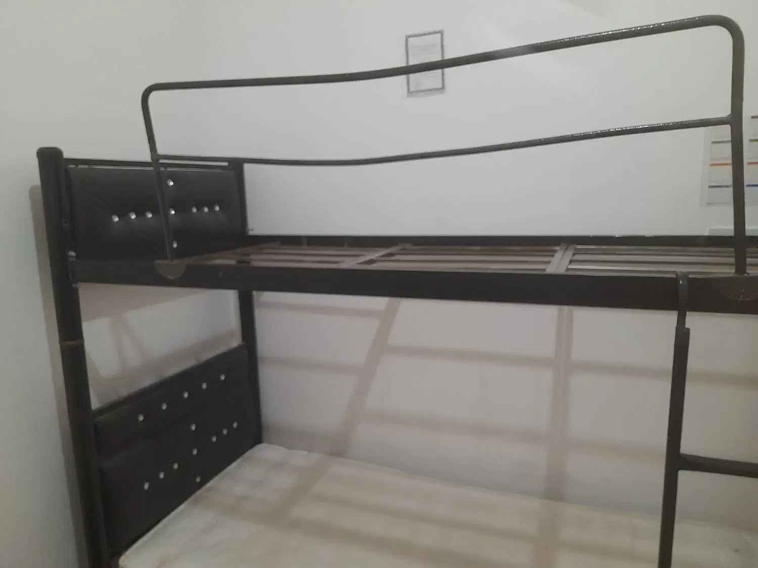 تخت دو طبقه فلزی|تخت و سرویس خواب|قنوات, |دیوار