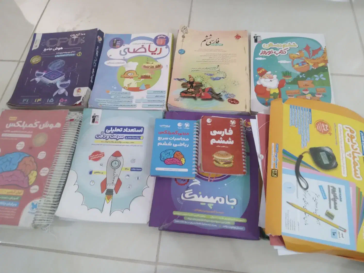 کتاب های هوش و کمک درسی ششم|کتاب و مجله آموزشی|کوهدشت, |دیوار