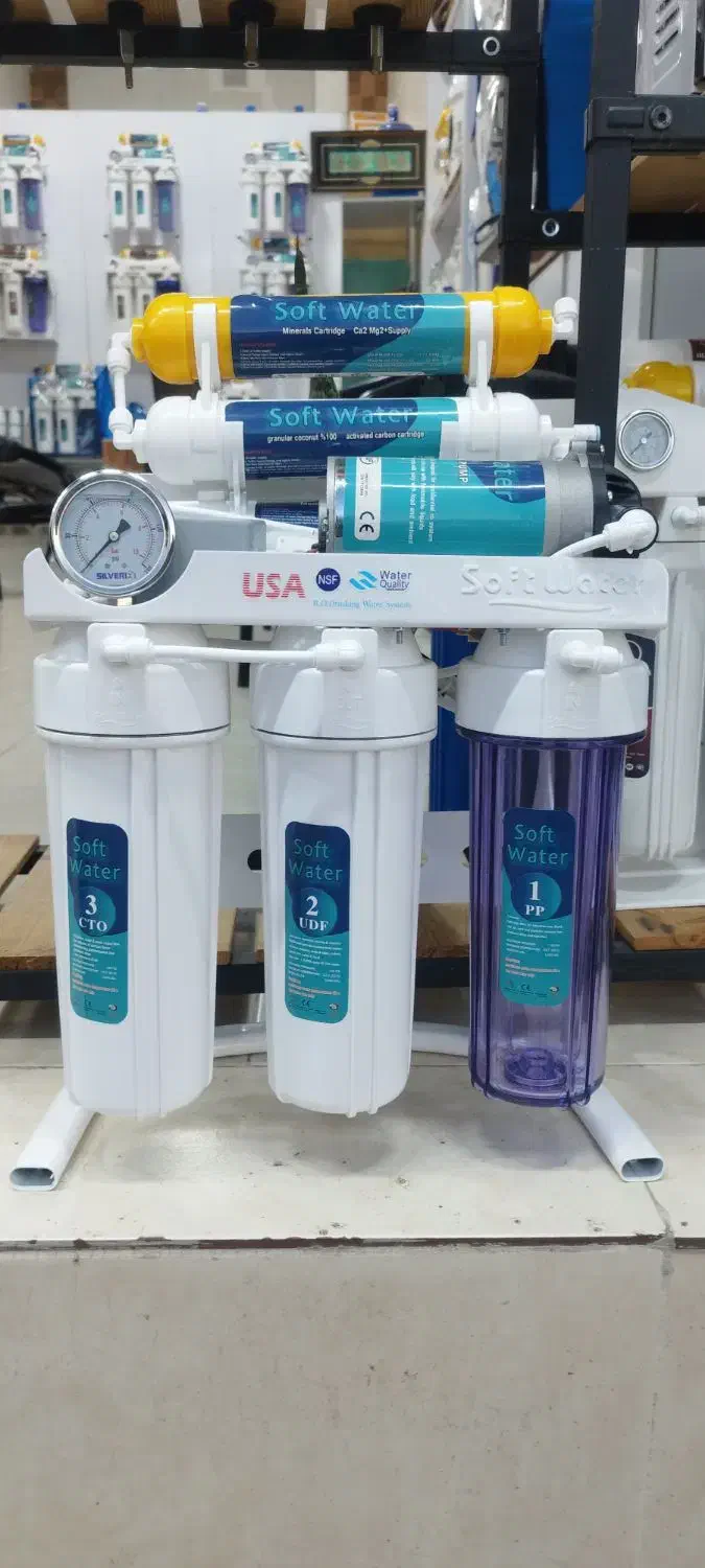 تصفیه آب شیرین کن سافت واتر وارداتی|آب‌سردکن و تصفیه آب|بیرجند, |دیوار