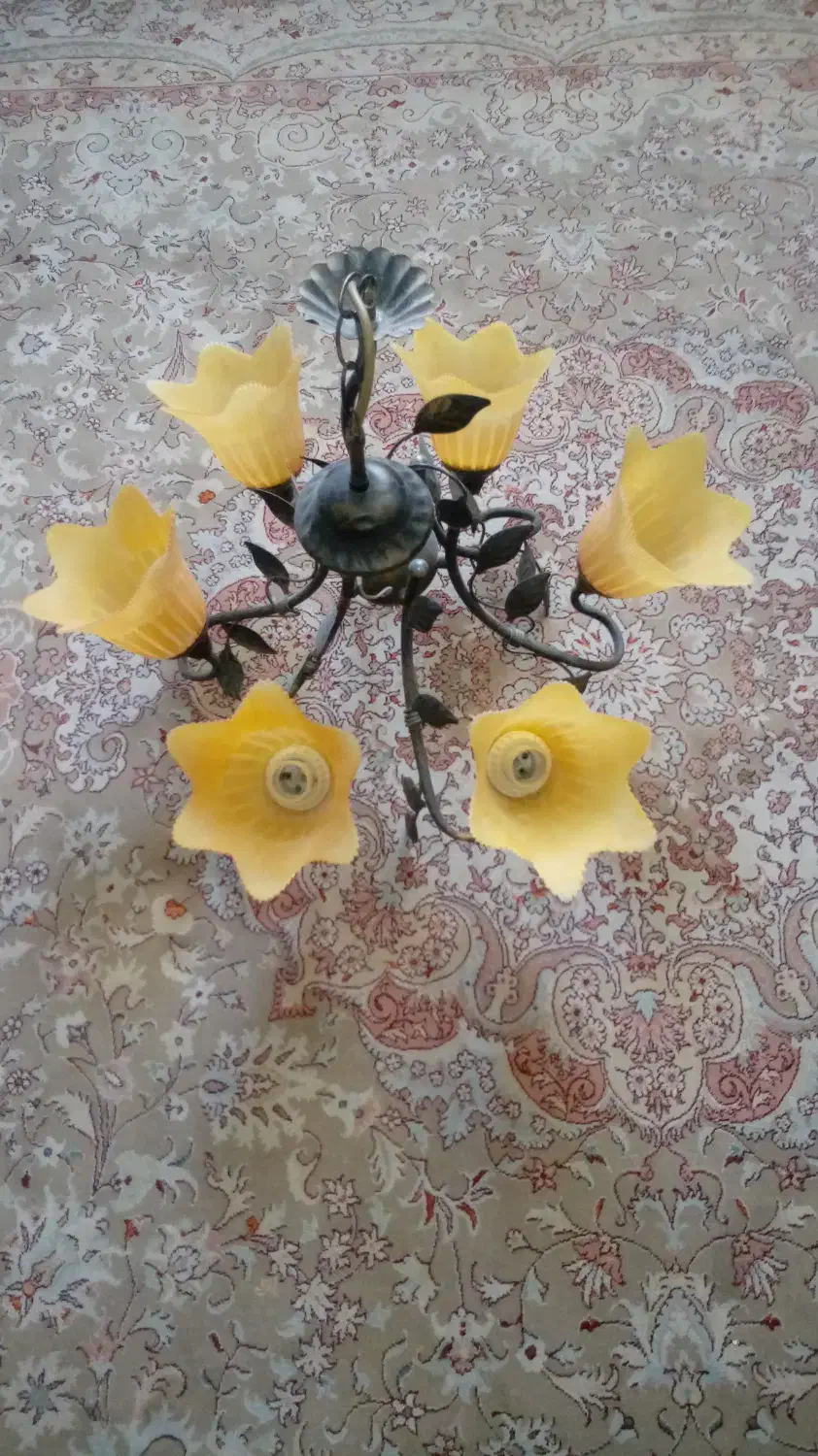 لوستر 6 شاخه|لوستر و چراغ آویز|نورآباد, |دیوار