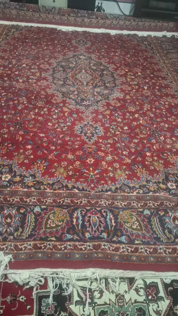 فرش دست بافت قدیمی ورامین|فرش|ورامین, ورامین|دیوار