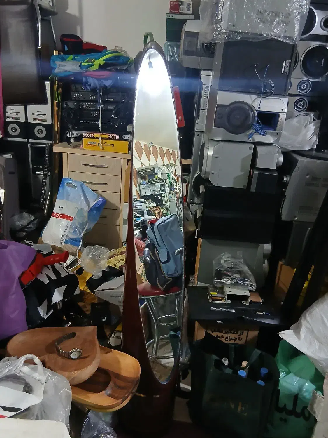 آینه ناخنی ماتیکی قدی|آینه|سنندج, |دیوار