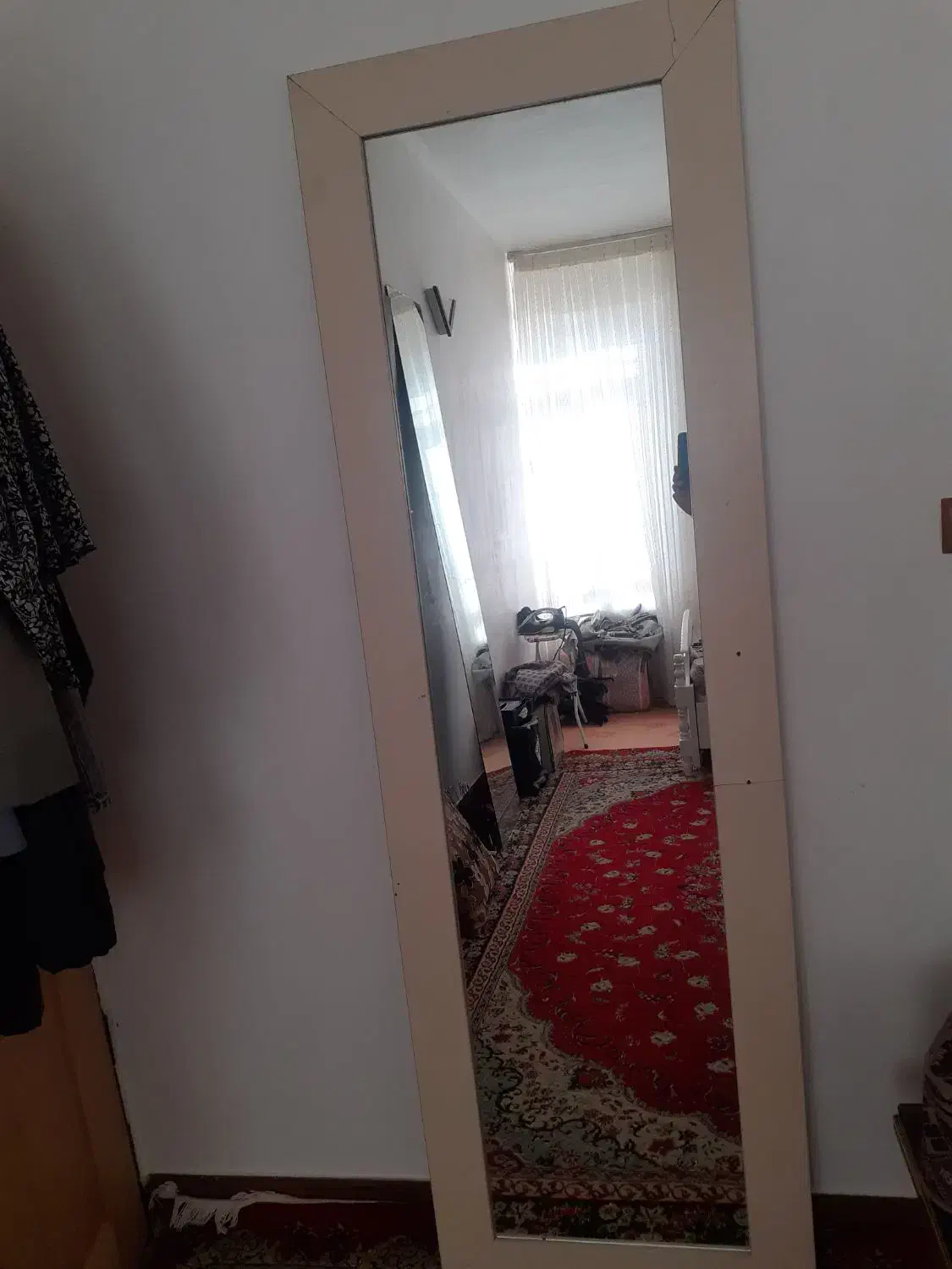 دوعددآیینه قدی ،یک رگال تمام استیل|آینه|اسفراین, |دیوار