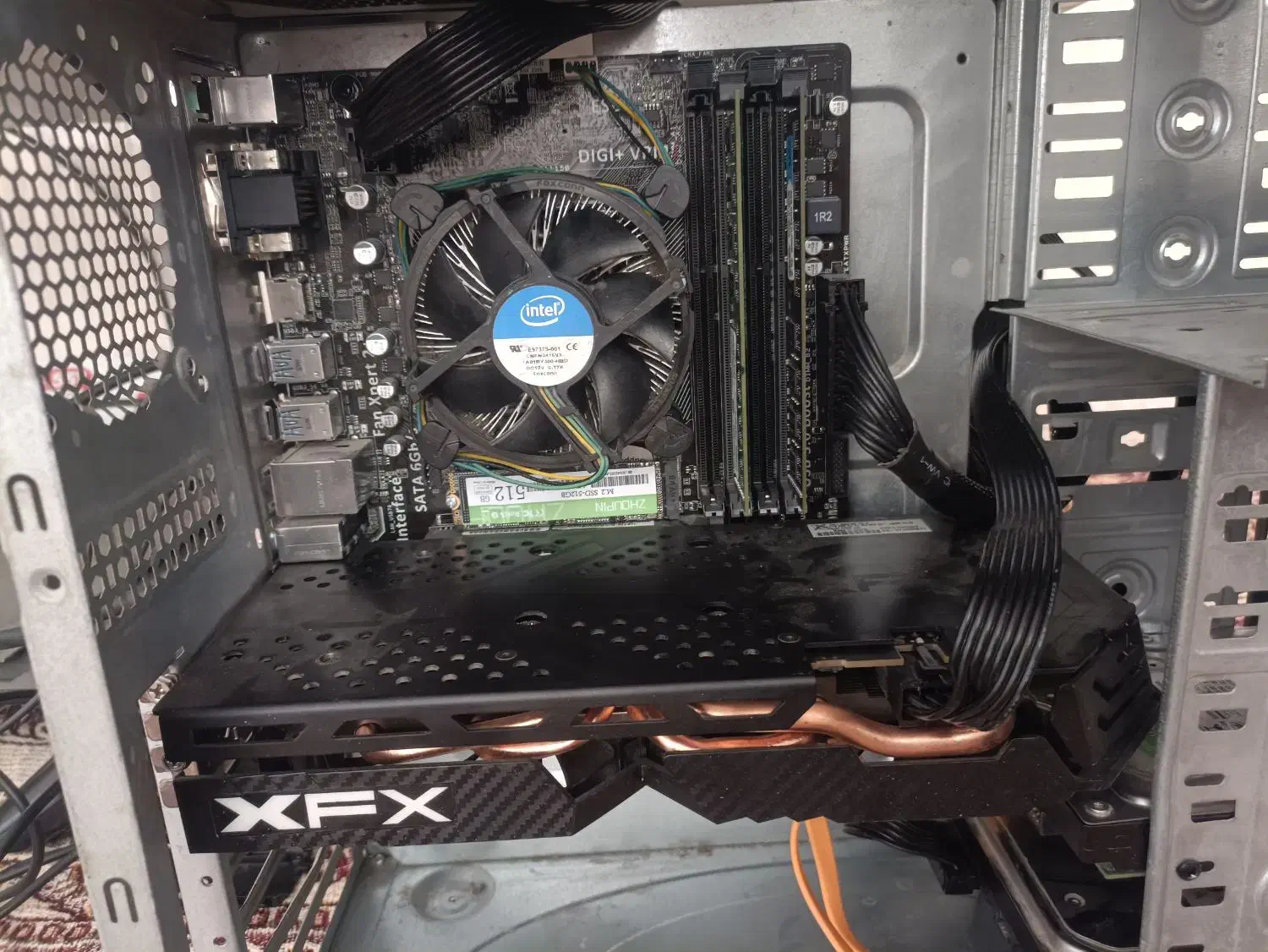 قطعات کامپیوتر مادربرد cpu رم و کارت گرافیک rx580|قطعات و لوازم جانبی رایانه|کارون, |دیوار