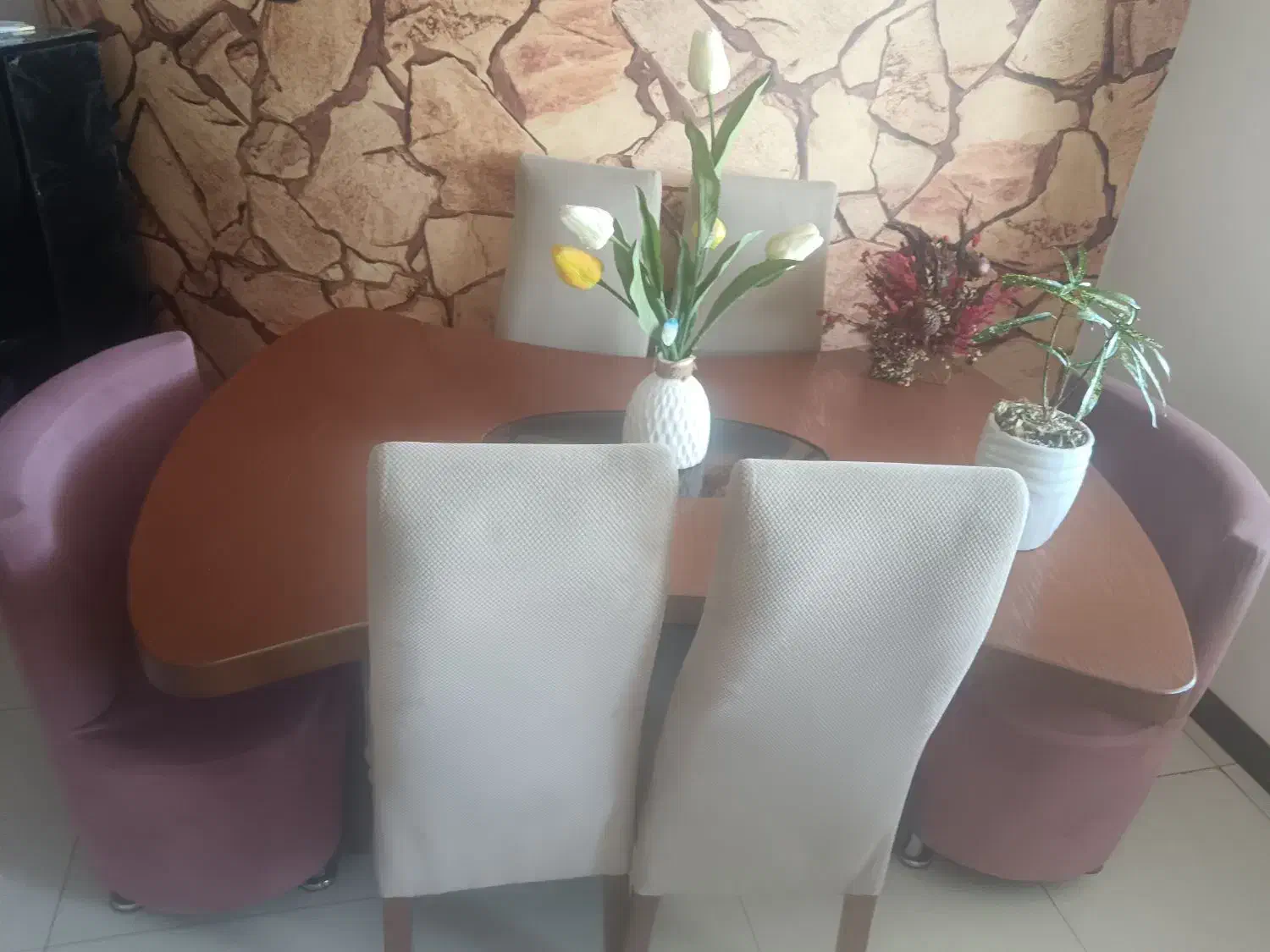 میز ناهارخوری ۶ نفره|میز و صندلی غذاخوری|فردیس, نسترن غربی|دیوار